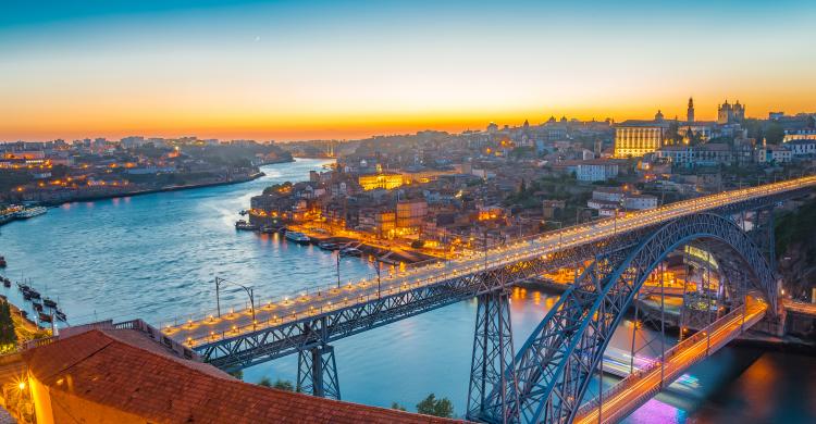 Atardecer en Oporto