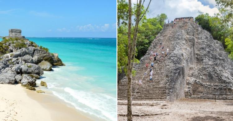 Conoce dos importantes yacimientos arqueológicos de México, y una de las playas más bonitas de la región