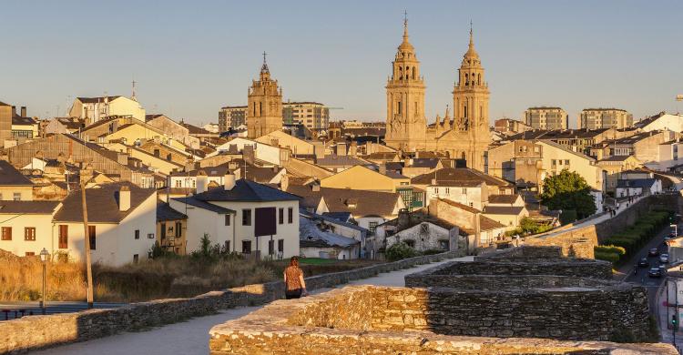 Vistas de la ciudad de Lugo