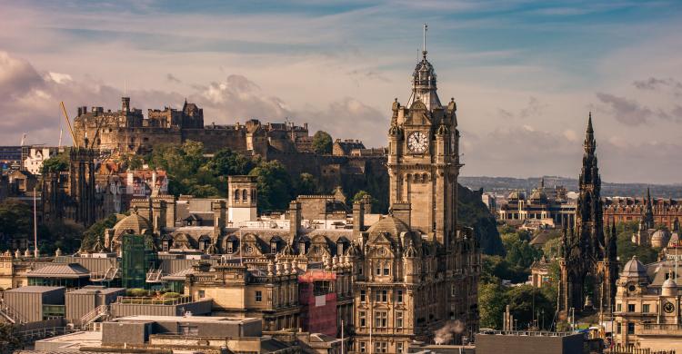 Vista aérea de Edimburgo