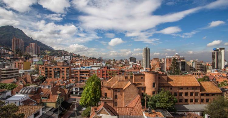 Vistas de Bogotá desde la Zona T
