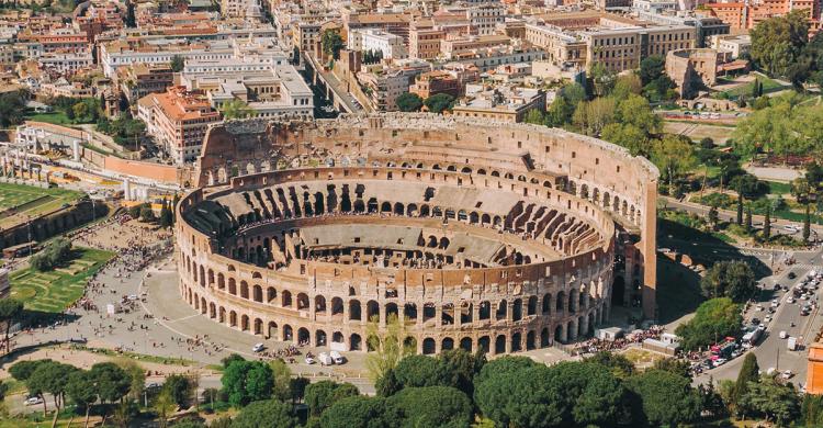 Vistas del Coliseo de Roma