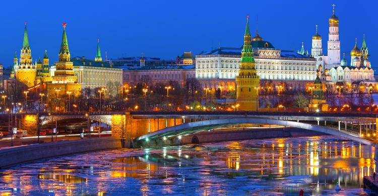 Vistas desde el río Moscova