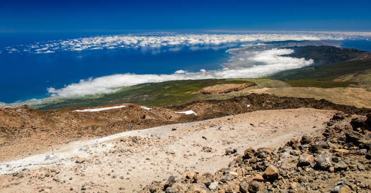Vistas desde el Parque Nacional del Teide