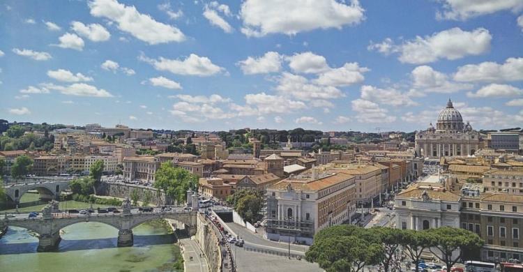 Vistas desde la terraza de Sant'Angelo