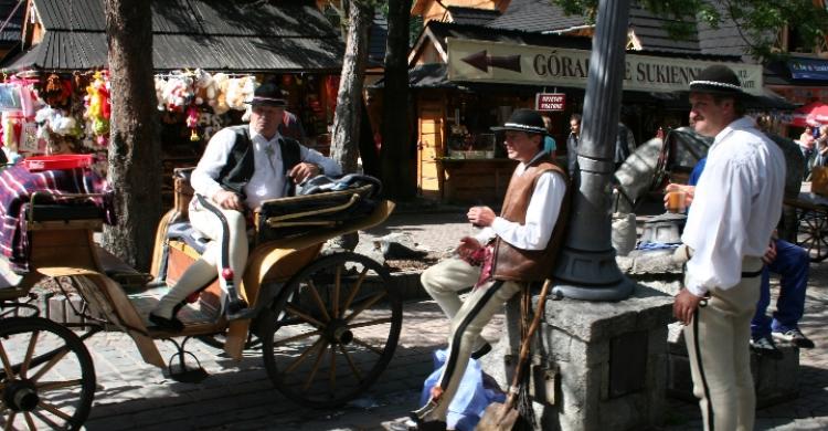 Calle Krupówki, en Zakopane