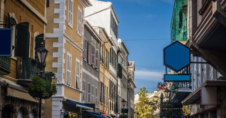 Zona de compras de Gibraltar