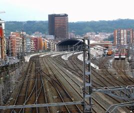Llegar en tren a Bilbao