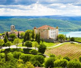 church Aiguines provence