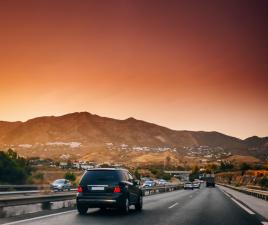 En coche por Málaga