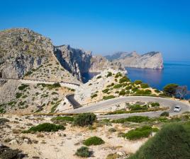 Coche en Mallorca