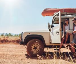 Coche en Menorca