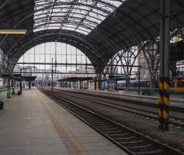 Estación de tren de Praga Hlavni Nadrazi