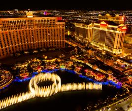 Espectáculo de las fuentes del Bellagio