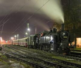 Locomotora a vapor en Nymburk