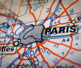 mapa paris