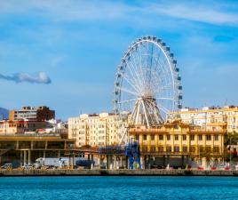 Noria del puerto de Málaga