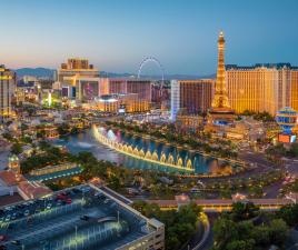 Vista panorámica de Las Vegas