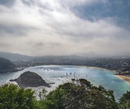 Nubes sobre San Sebastián