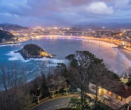 Vistas desde el monte Igueldo