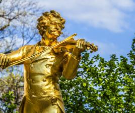 Estatua de Johann Strauss en el Stadtpark