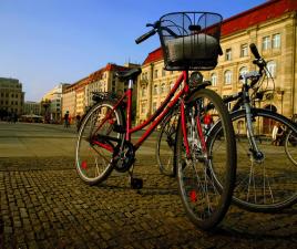 transporte bicicleta pie berlin
