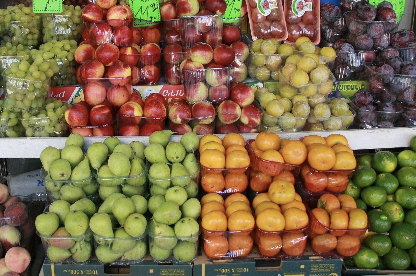 Busca las mejores frutas locales en Shuk HaCarmel