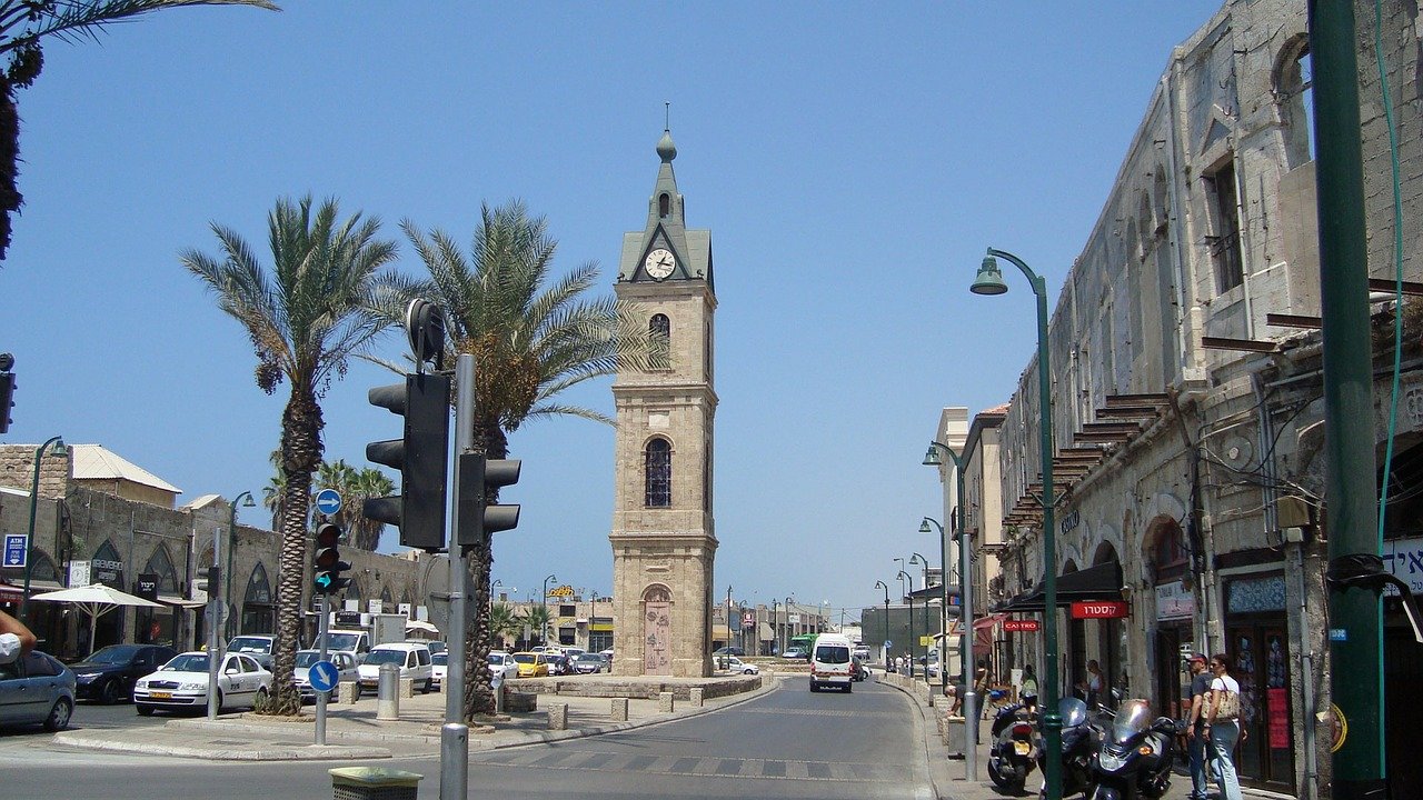 Torre del Reloj de Jaffa, en Tel Aviv