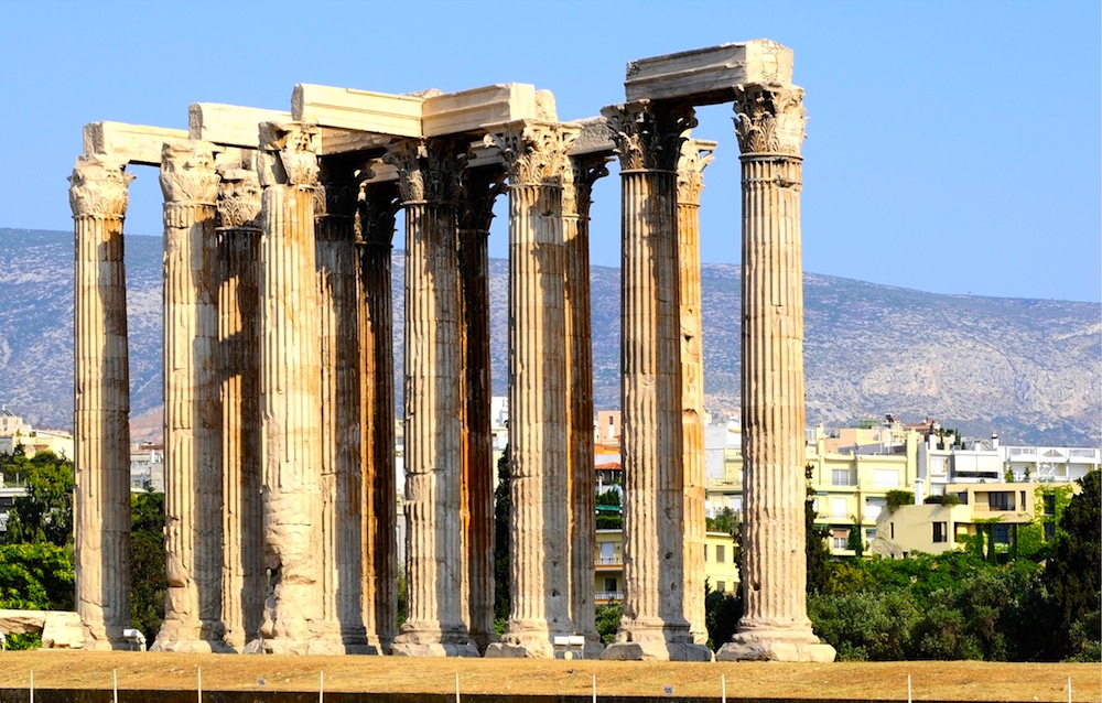 columnas templo zeus