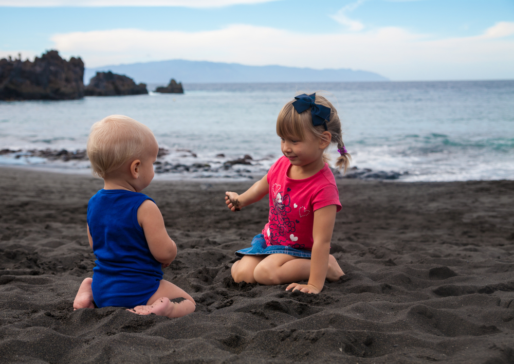 Playa de la Arena con niños