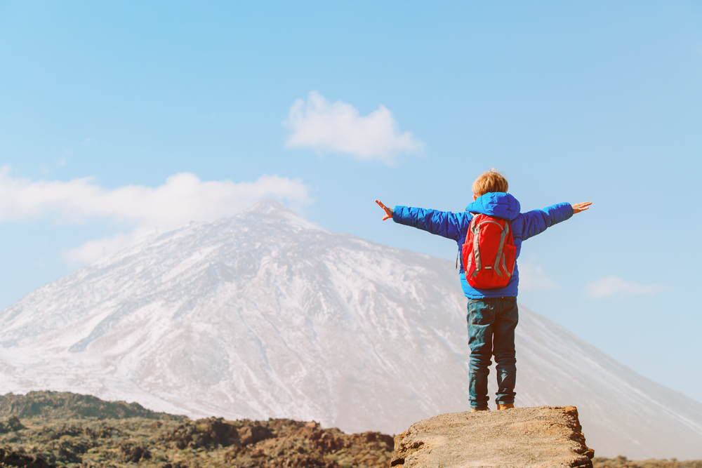 Subir el Teide con niños