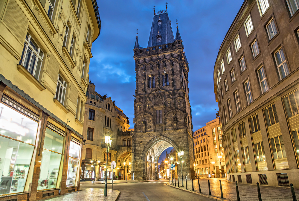 Torre de la Pólvora, una de las antiguas puertas de Praga