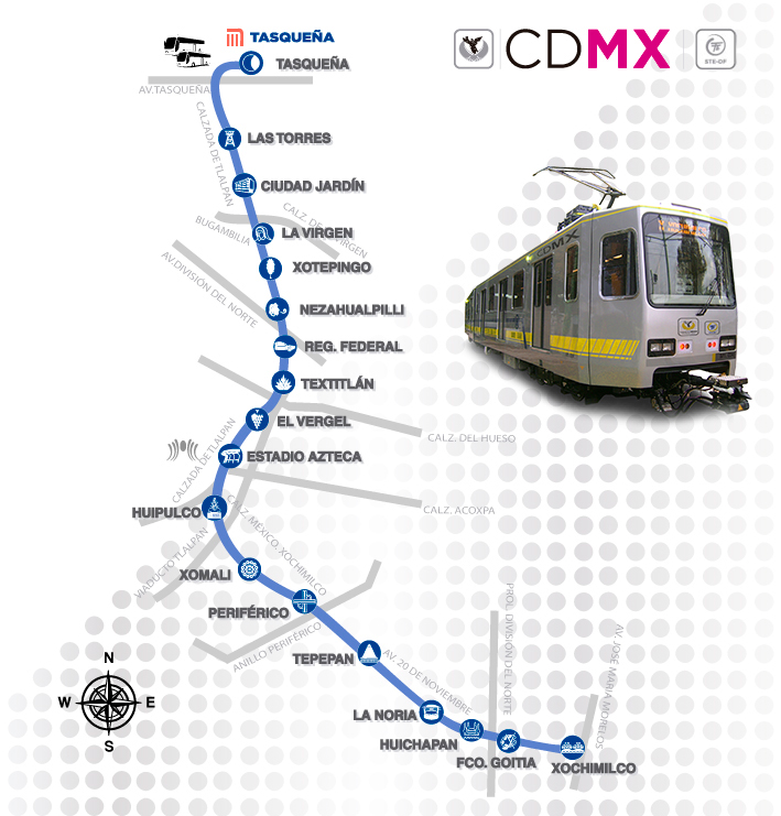 Mapa de Ciudad de México, Plano y callejero - 101viajes