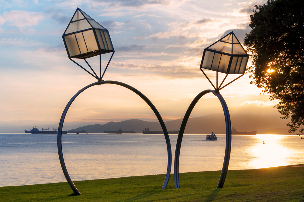 Escultura Engagement de la Bienal de Vancouver
