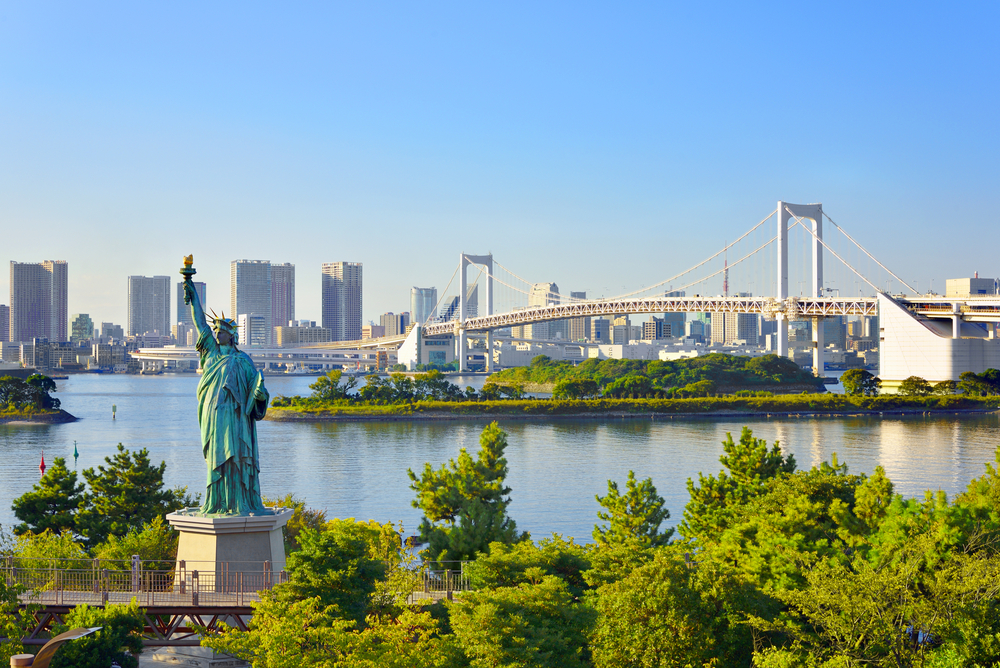 Vistas al Barrio Odaiba