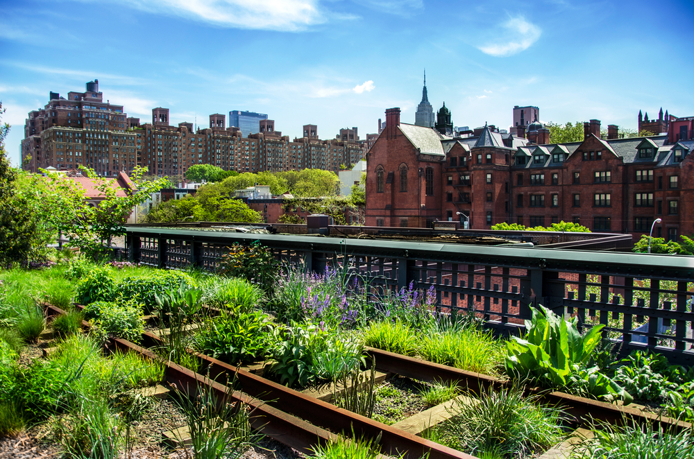 Vistas del High Line de Nueva York 