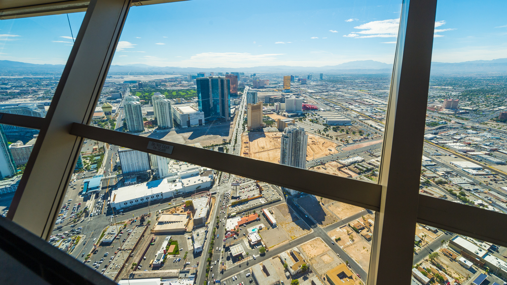 Vistas a Las Vegas desde el Stratosphere