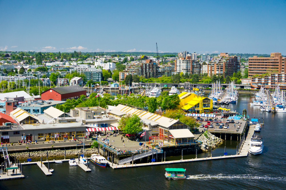 Vistas al Water Park de Granville Island