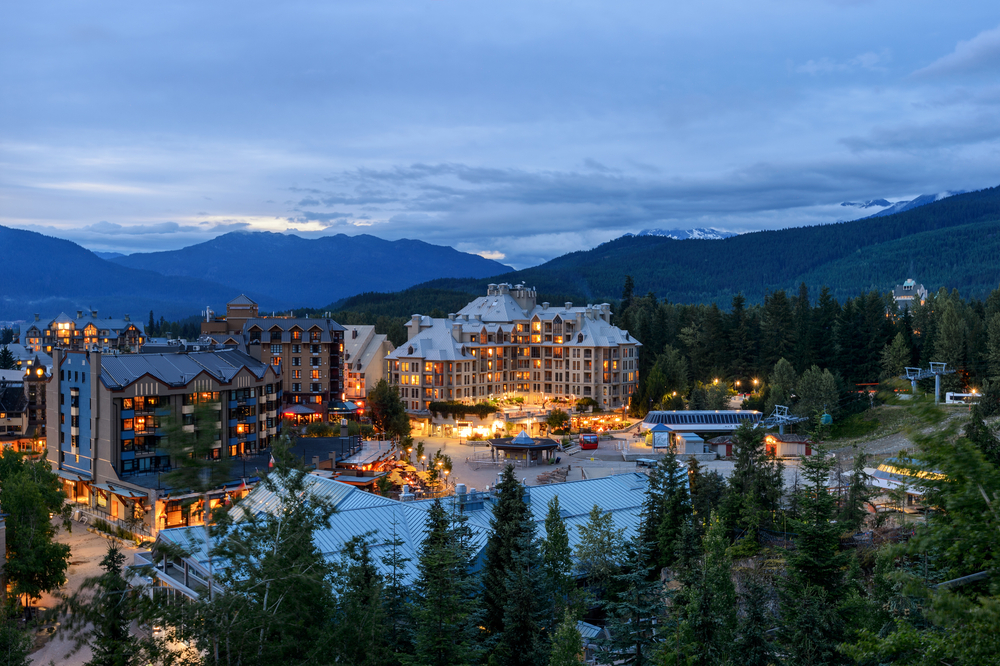 Vistas al municipio de Whistler