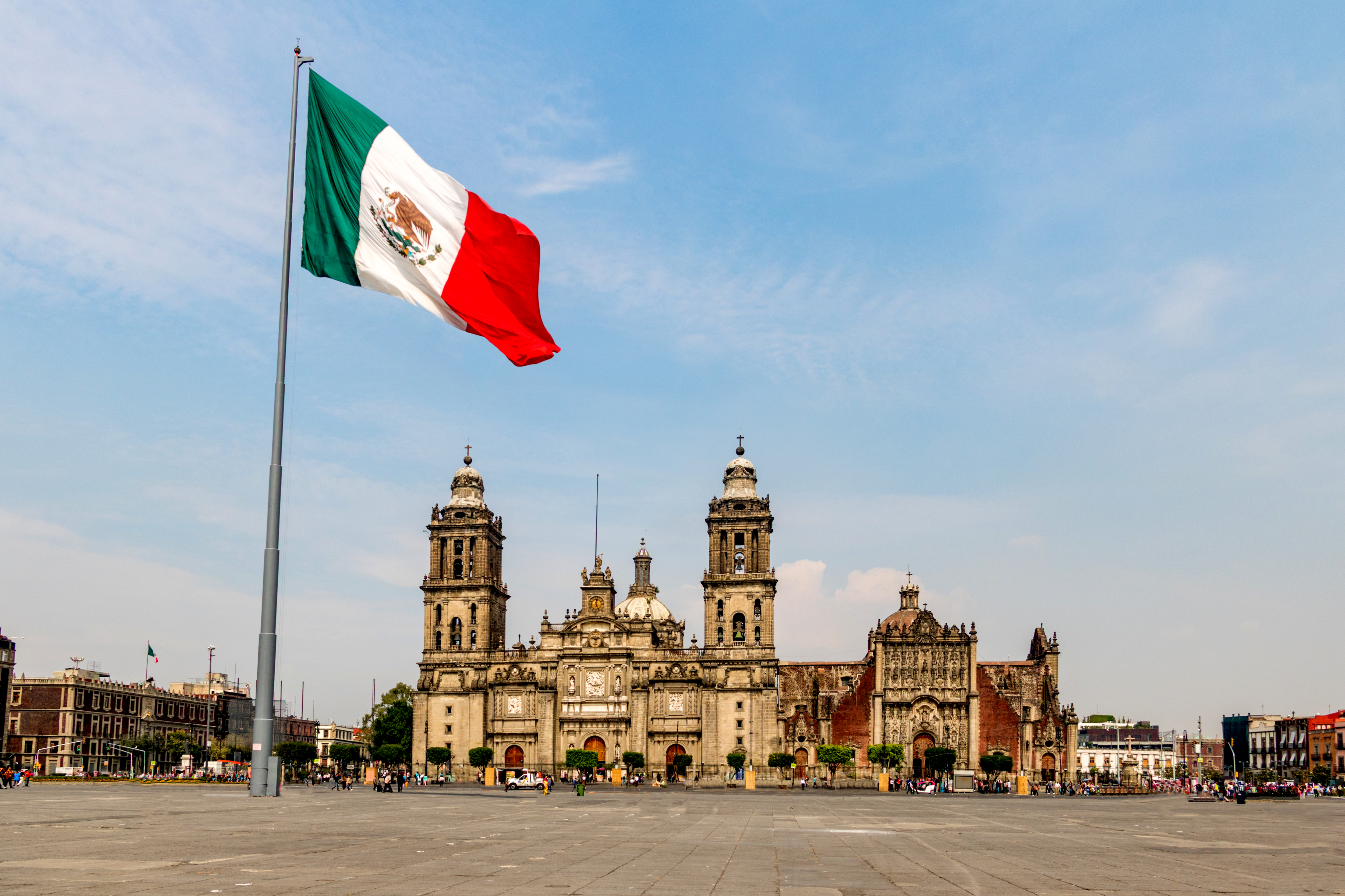 Zócalo, Plaza de la Constitución. 